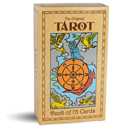 Original Tarot cards deck with simple symbolic design alternative to Rider Waite tarot