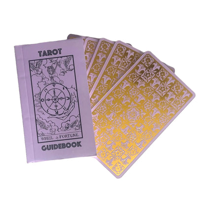 Lavender Gold Foil Tarot & Guide | Classic Tarot Design - Oneness emporium