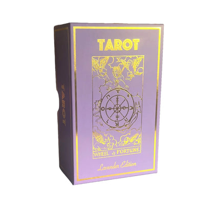 Lavender Gold Foil Tarot & Guide | Classic Tarot Design - Oneness emporium
