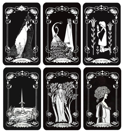 Decadent Tarot Dark Botanical Edition featuring gothic botanical tarot artwork and luxury indie design