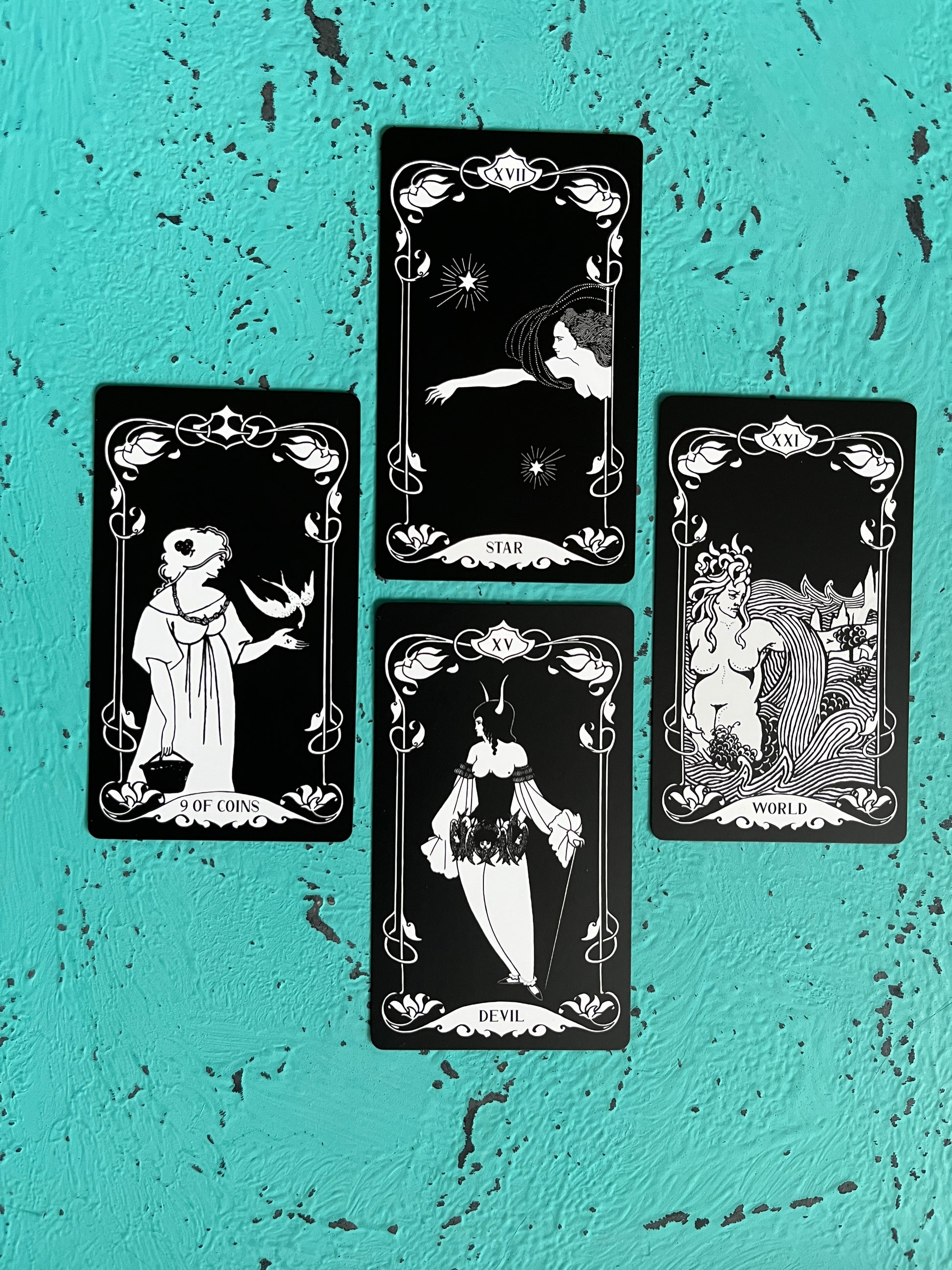Decadent Tarot Dark Botanical Edition featuring gothic botanical tarot artwork and luxury indie design