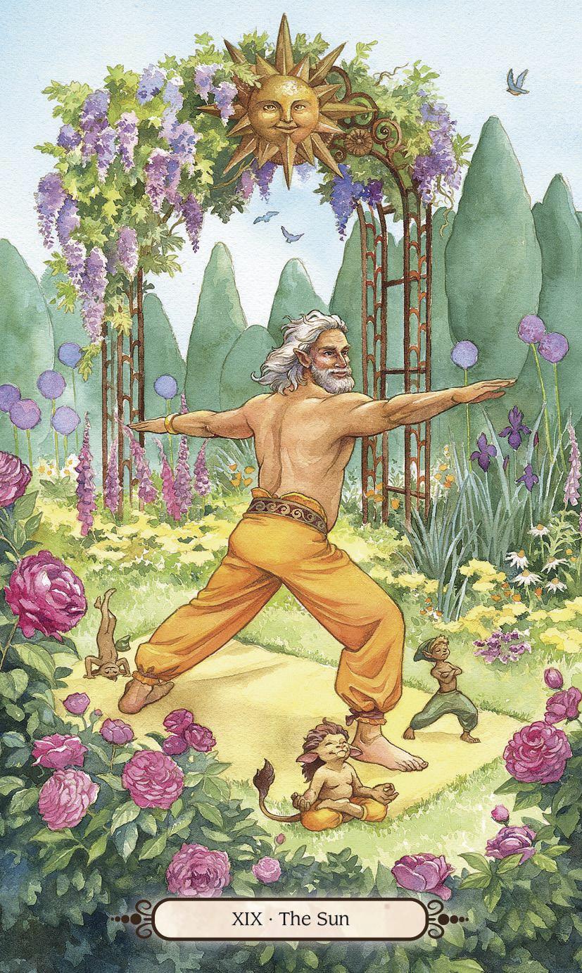 Faery Wheel Tarot deck with seasonal faery artwork and Wheel of the Year symbolism