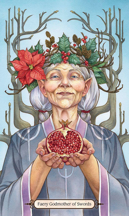 Faery Wheel Tarot deck with seasonal faery artwork and Wheel of the Year symbolism