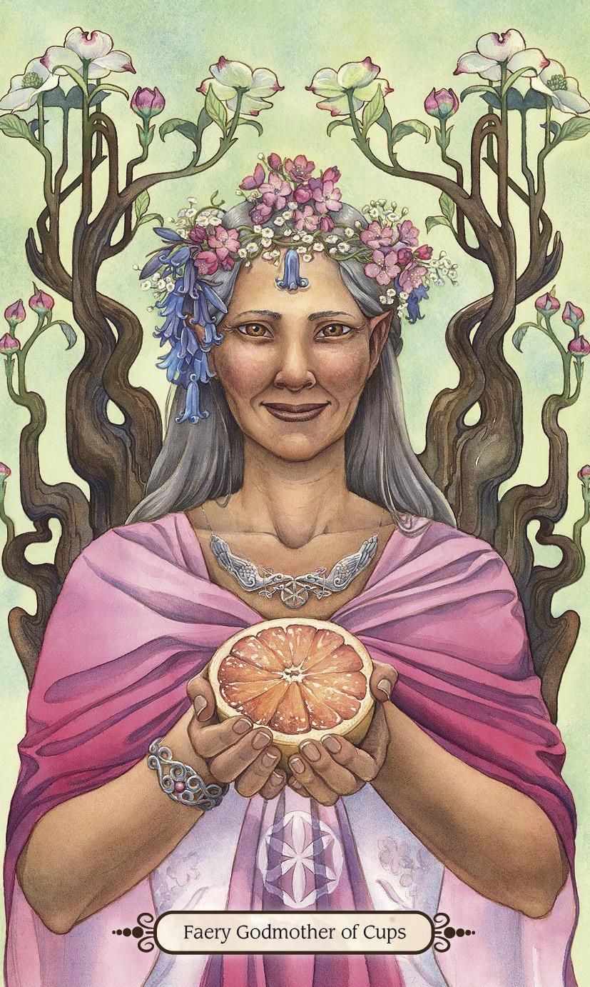 Faery Wheel Tarot deck with seasonal faery artwork and Wheel of the Year symbolism