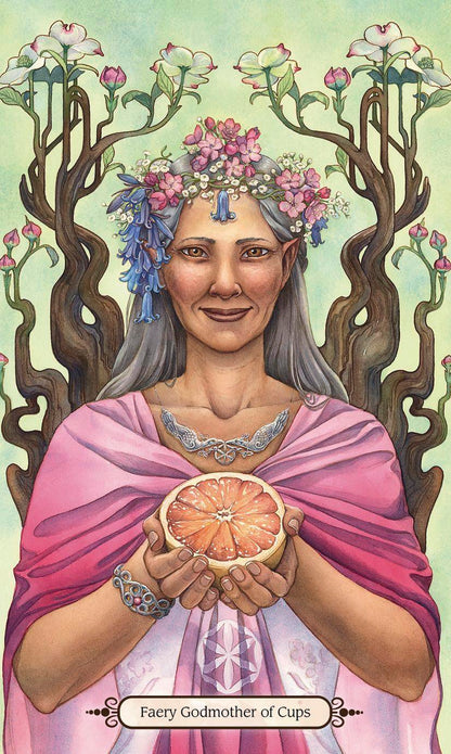 Faery Wheel Tarot deck with seasonal faery artwork and Wheel of the Year symbolism