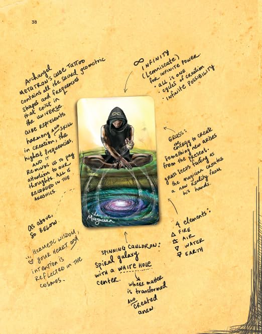 Tarot for Light Seers hardcover book by Chris-Anne featuring expanded tarot symbolism, card meanings and Light Seer's Tarot artwork.
