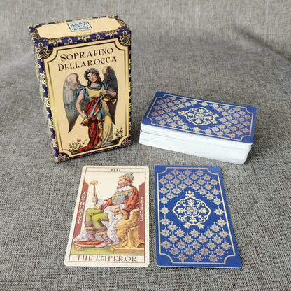 Soprafino Dellarocca Historical Tarot Cards Deck - Da Brigh - Oneness emporium
