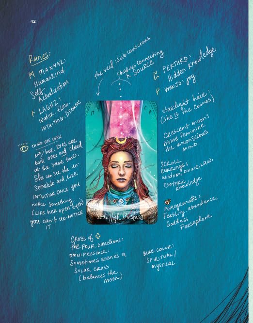 Tarot for Light Seers hardcover book by Chris-Anne featuring expanded tarot symbolism, card meanings and Light Seer's Tarot artwork.