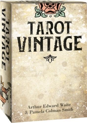 Tarot Vintage deck by Lo Scarabeo with aged Rider-Waite artwork and 78 tarot cards