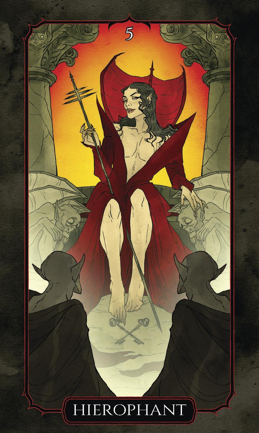 The Vampire’s Tale Tarot deck with gothic artwork and Rider-Waite inspired tarot cards