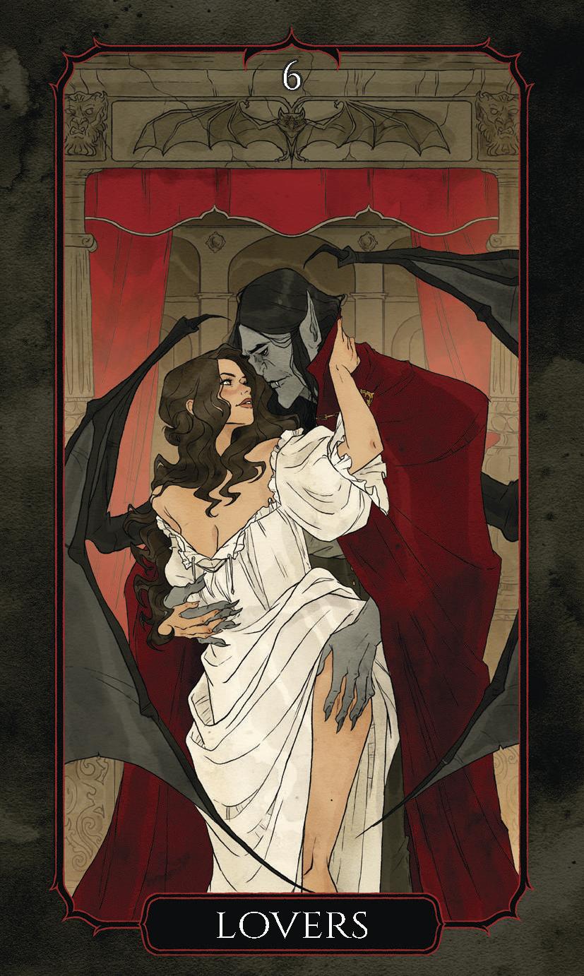 The Vampire’s Tale Tarot deck with gothic artwork and Rider-Waite inspired tarot cards