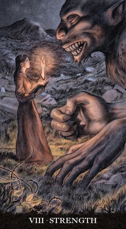 Lovecraft Tarot deck featuring dark cosmic horror artwork inspired by H.P. Lovecraft