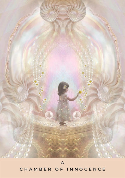 Inner Temple Oracle deck by Rebecca Campbell with spiritual artwork and guidebook UK