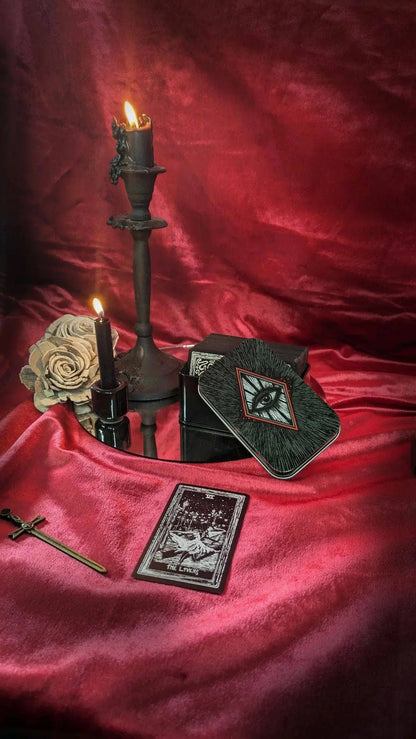 Little Night Visions tarot cards - mini pocket version in a tin - Oneness emporium