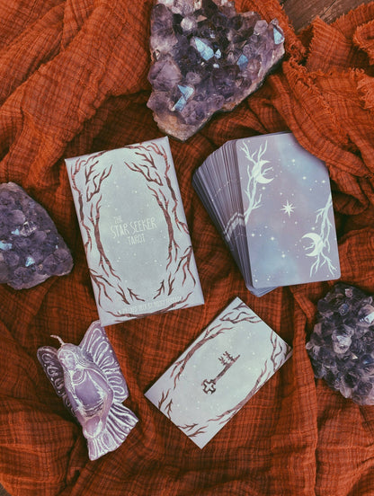Star Seeker Tarot deck with whimsical artwork and intuitive tarot symbolism
