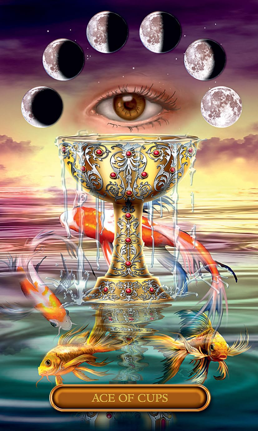 asy Tarot deck Gilded Tarot Royale beginner tarot kit with guidebook UK