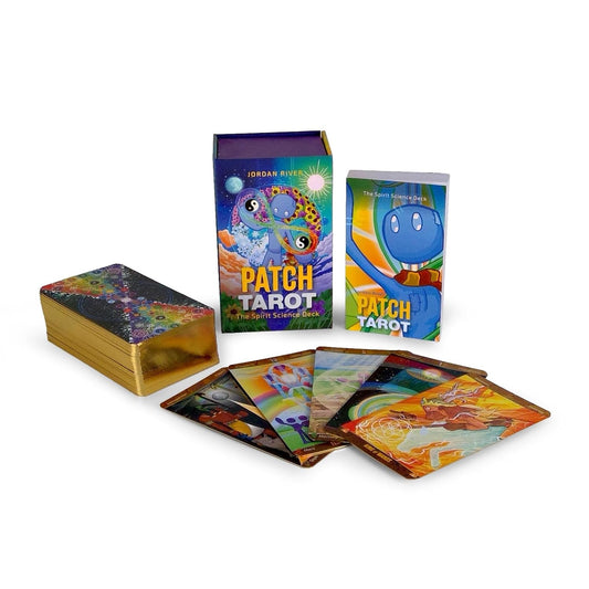 Patch Tarot Spirit Science deck with colourful esoteric tarot symbolism UK