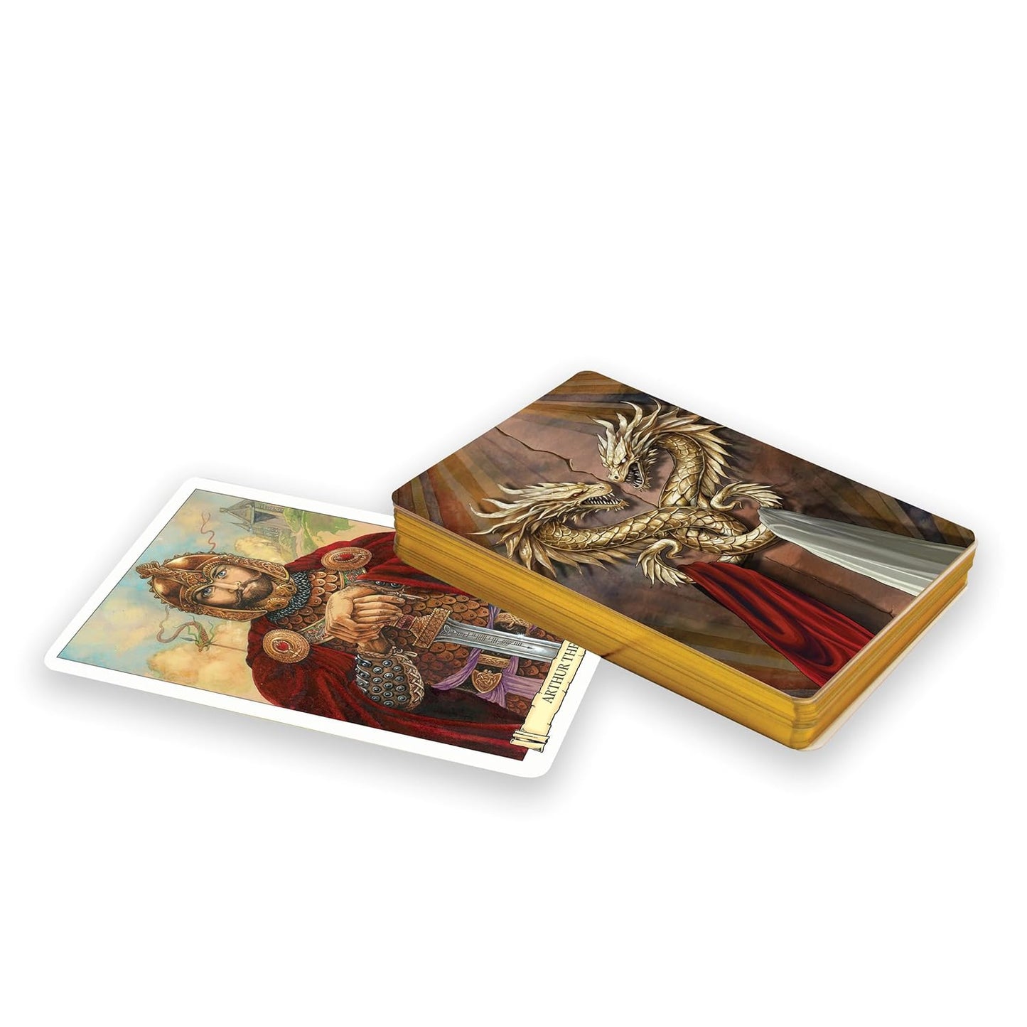 Camelot Oracle deck Arthurian mythology cards with map system and guidebook UK