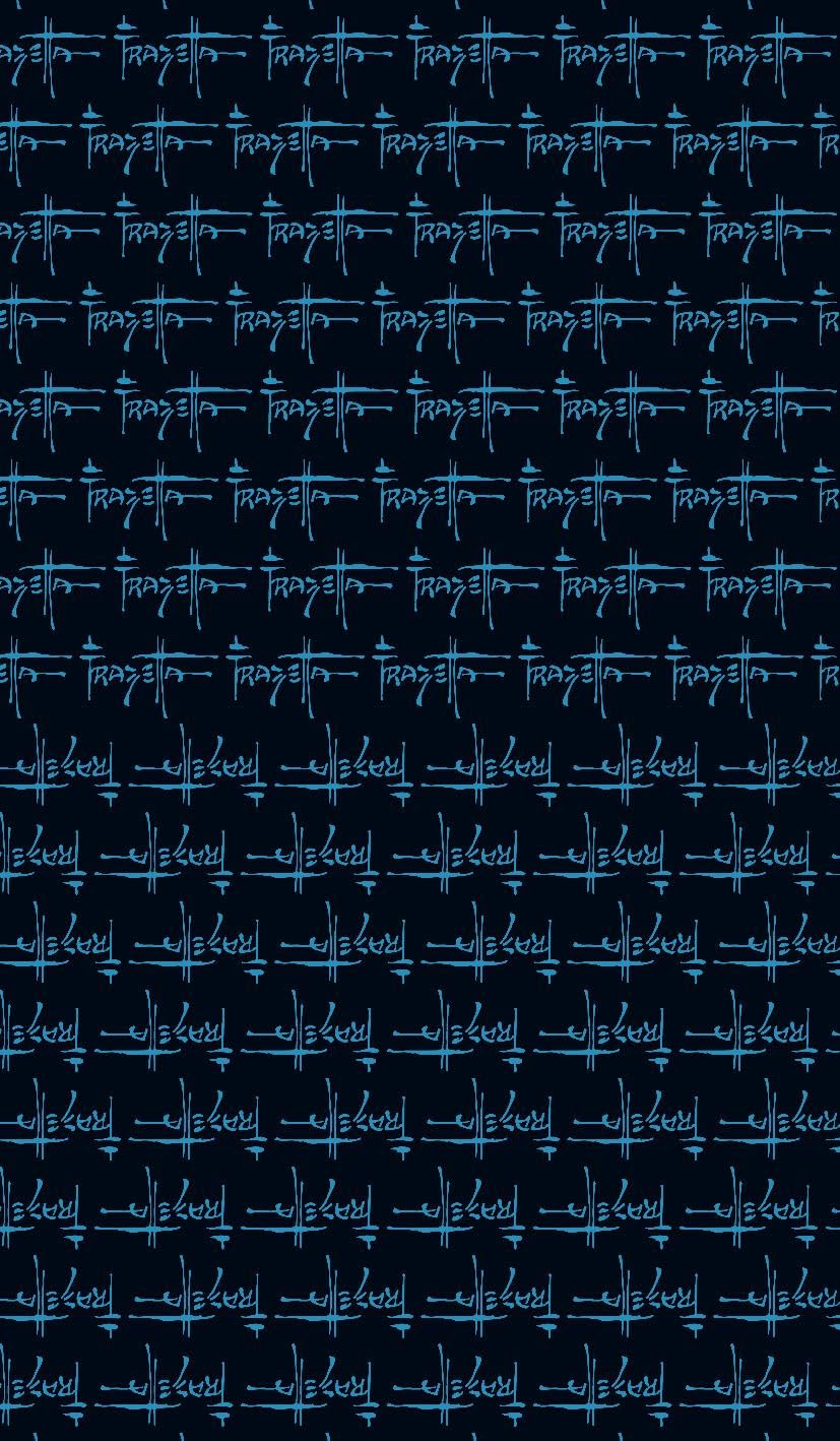 A repeating pattern of light blue stylized cross and star motifs on a dark navy background. Frazetta Fantasy Tarot featuring authentic fantasy artwork by Frank Frazetta with heroic figures, mythical creatures, and classic sword and sorcery imagery.