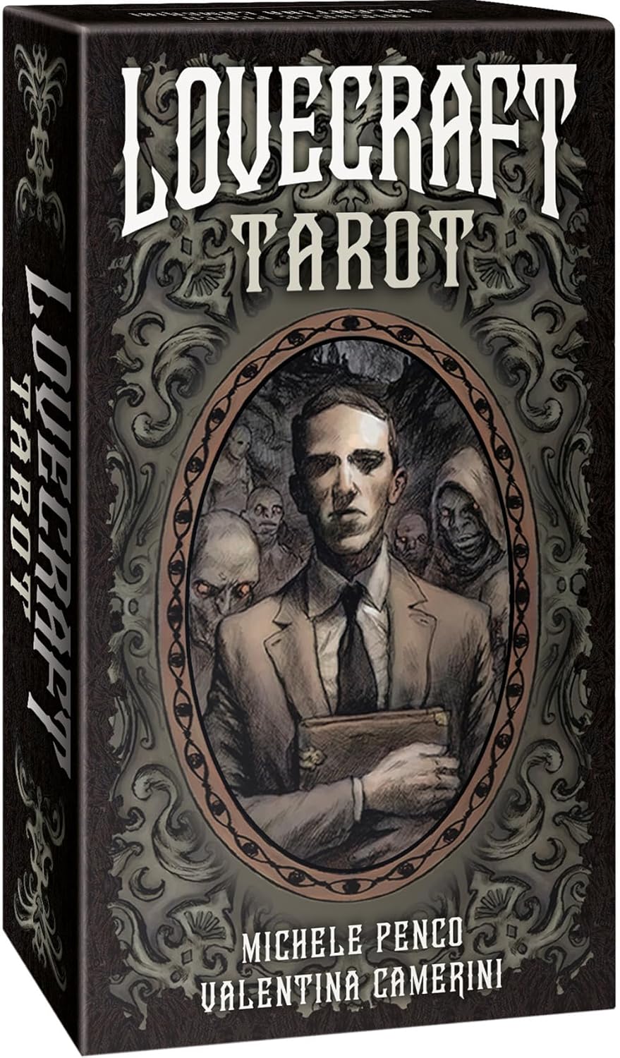 Lovecraft Tarot deck featuring dark cosmic horror artwork inspired by H.P. Lovecraft