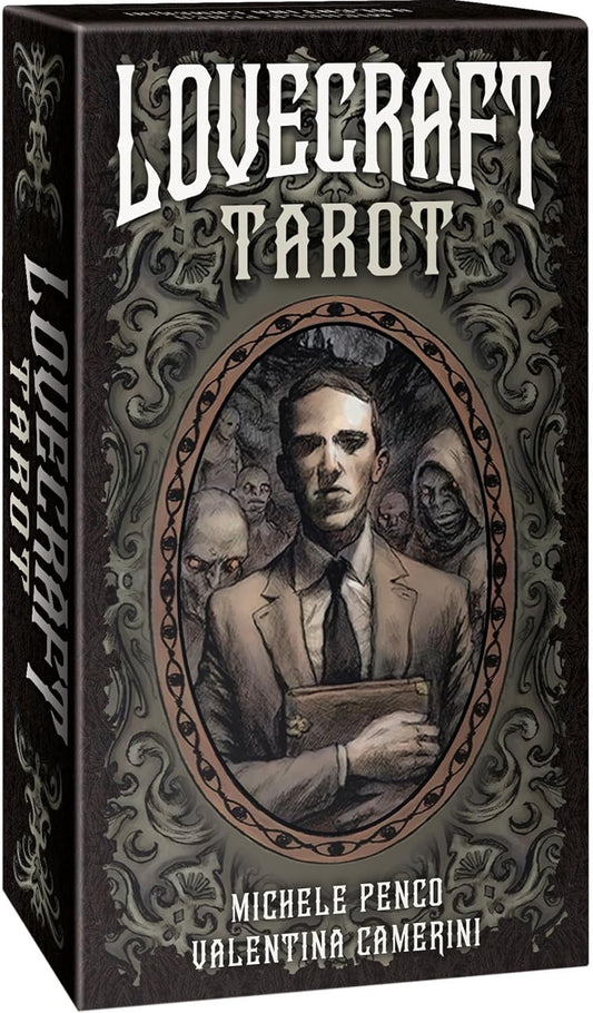 Lovecraft Tarot deck featuring dark cosmic horror artwork inspired by H.P. Lovecraft
