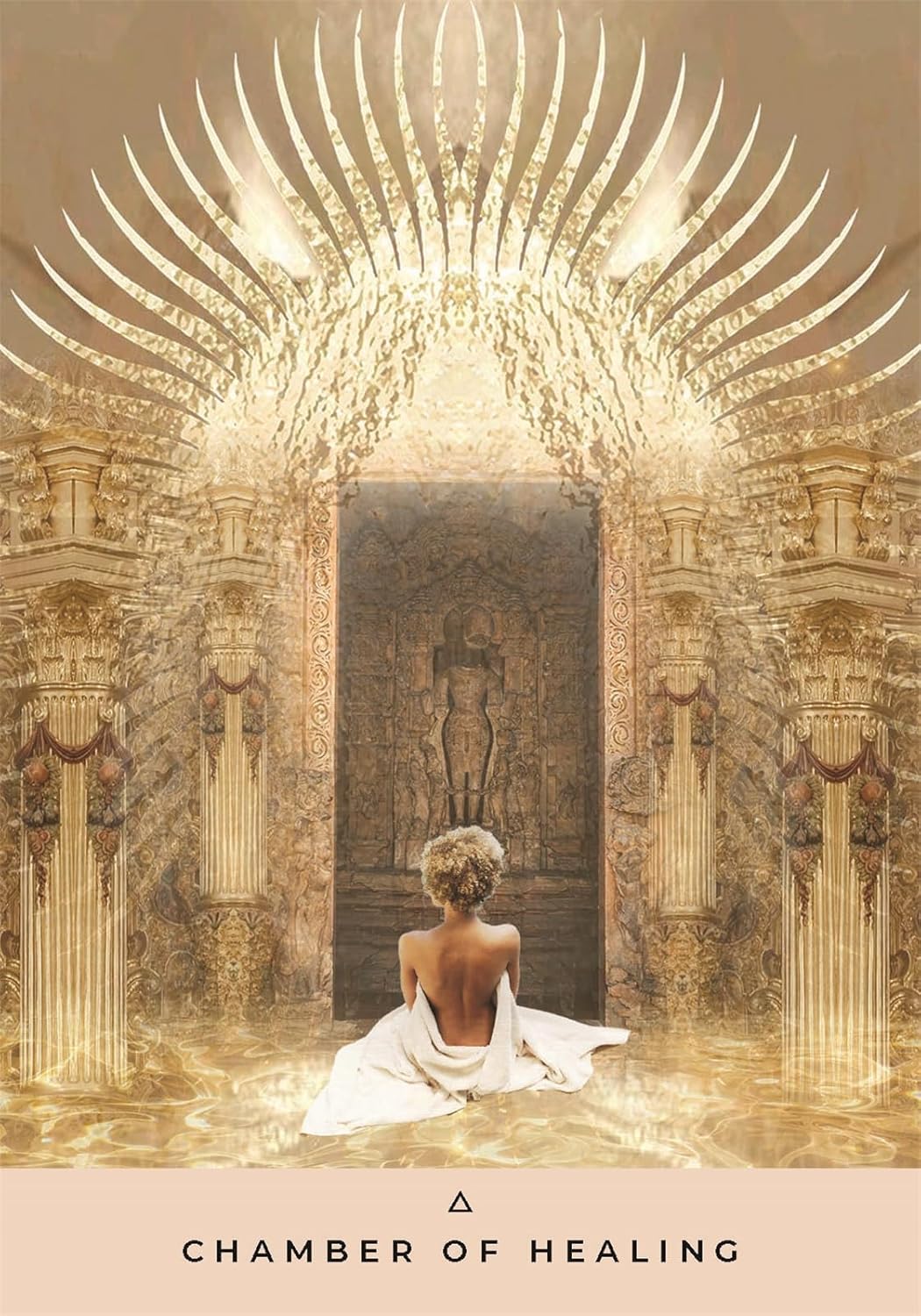 Inner Temple Oracle deck by Rebecca Campbell with spiritual artwork and guidebook UK