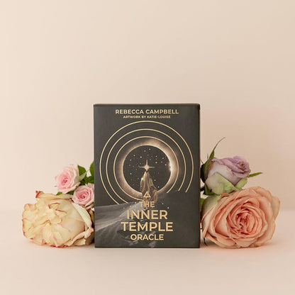 Inner Temple Oracle deck by Rebecca Campbell with spiritual artwork and guidebook UK