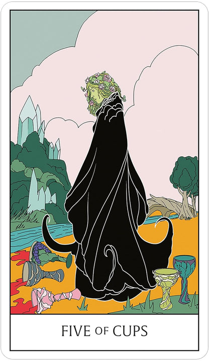 Florana Tarot deck by James Ferry featuring botanical artwork and floral tarot symbolism