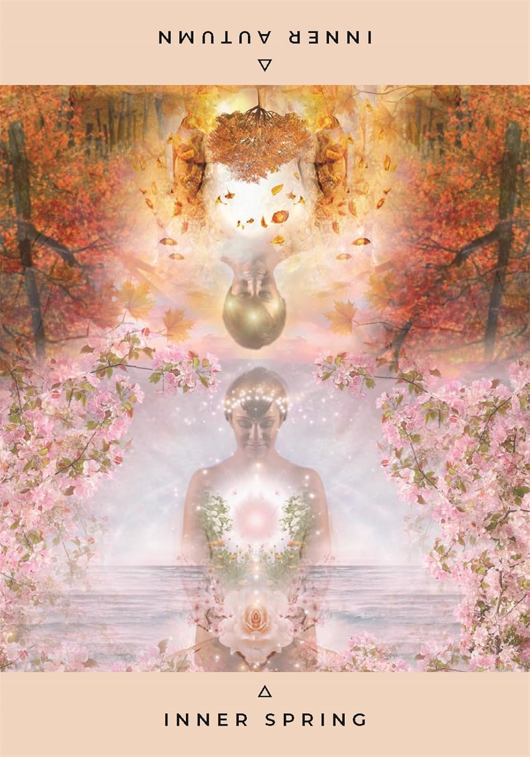Inner Temple Oracle deck by Rebecca Campbell with spiritual artwork and guidebook UK