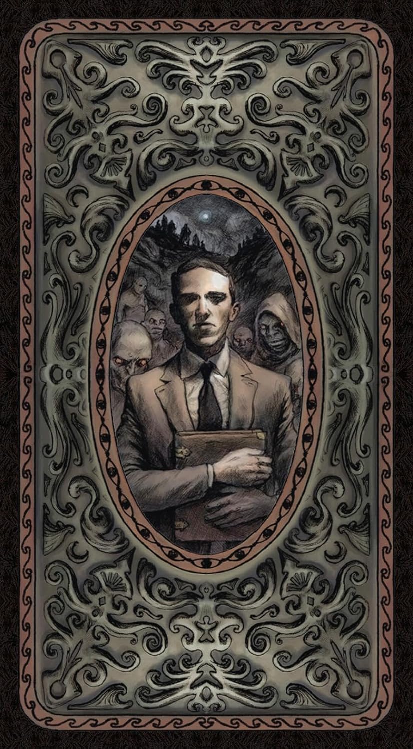 Lovecraft Tarot deck featuring dark cosmic horror artwork inspired by H.P. Lovecraft