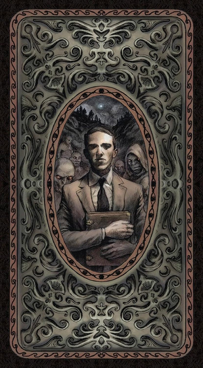 Lovecraft Tarot deck featuring dark cosmic horror artwork inspired by H.P. Lovecraft