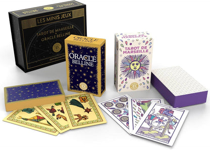Mini Tarot de Marseille Pastel & Oracle Belline Gift Set