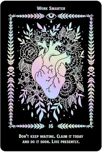 Morbid Mirror Oracle deck by Soni Graves with gothic artwork and shadow work symbolism