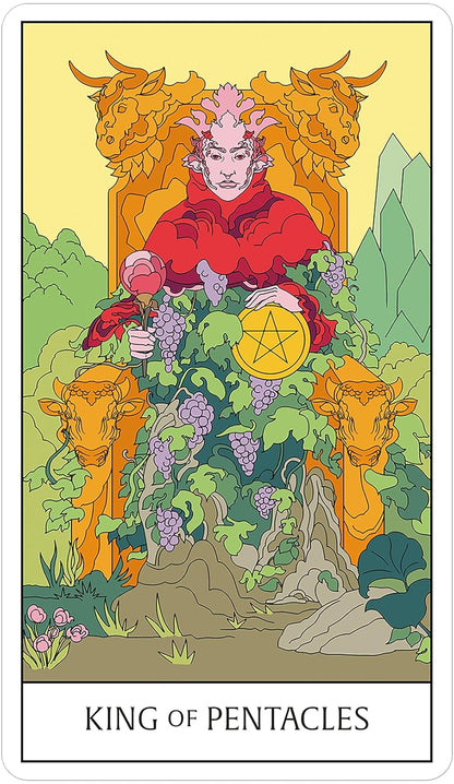 Florana Tarot deck by James Ferry featuring botanical artwork and floral tarot symbolism