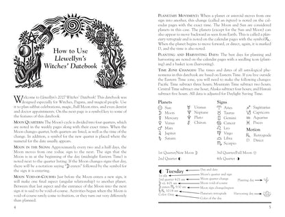 Llewellyn's 2027 Witches' Datebook, spiral-bound weekly witchcraft planner featuring Jennifer Hewitson's artwork, seasonal rituals and magical tips.