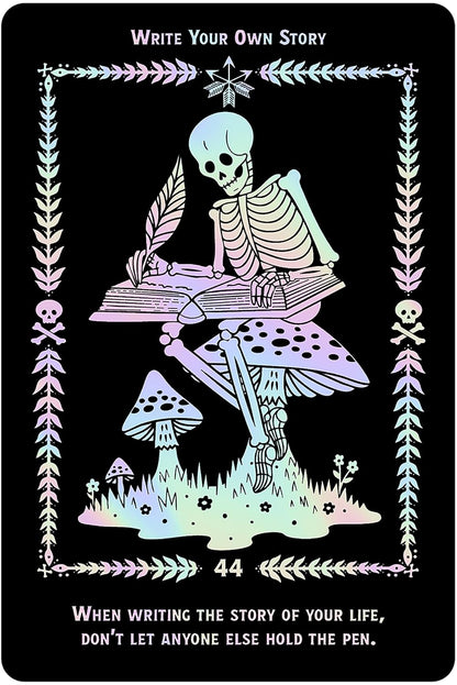 Morbid Mirror Oracle deck by Soni Graves with gothic artwork and shadow work symbolism