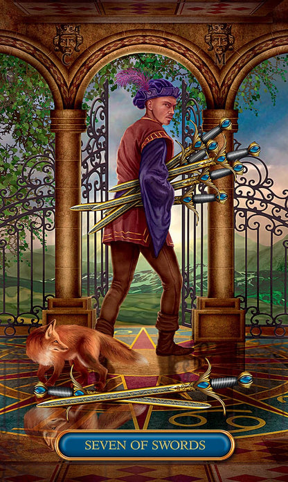 asy Tarot deck Gilded Tarot Royale beginner tarot kit with guidebook UK