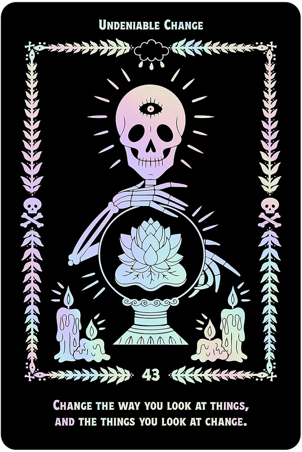 Morbid Mirror Oracle deck by Soni Graves with gothic artwork and shadow work symbolism
