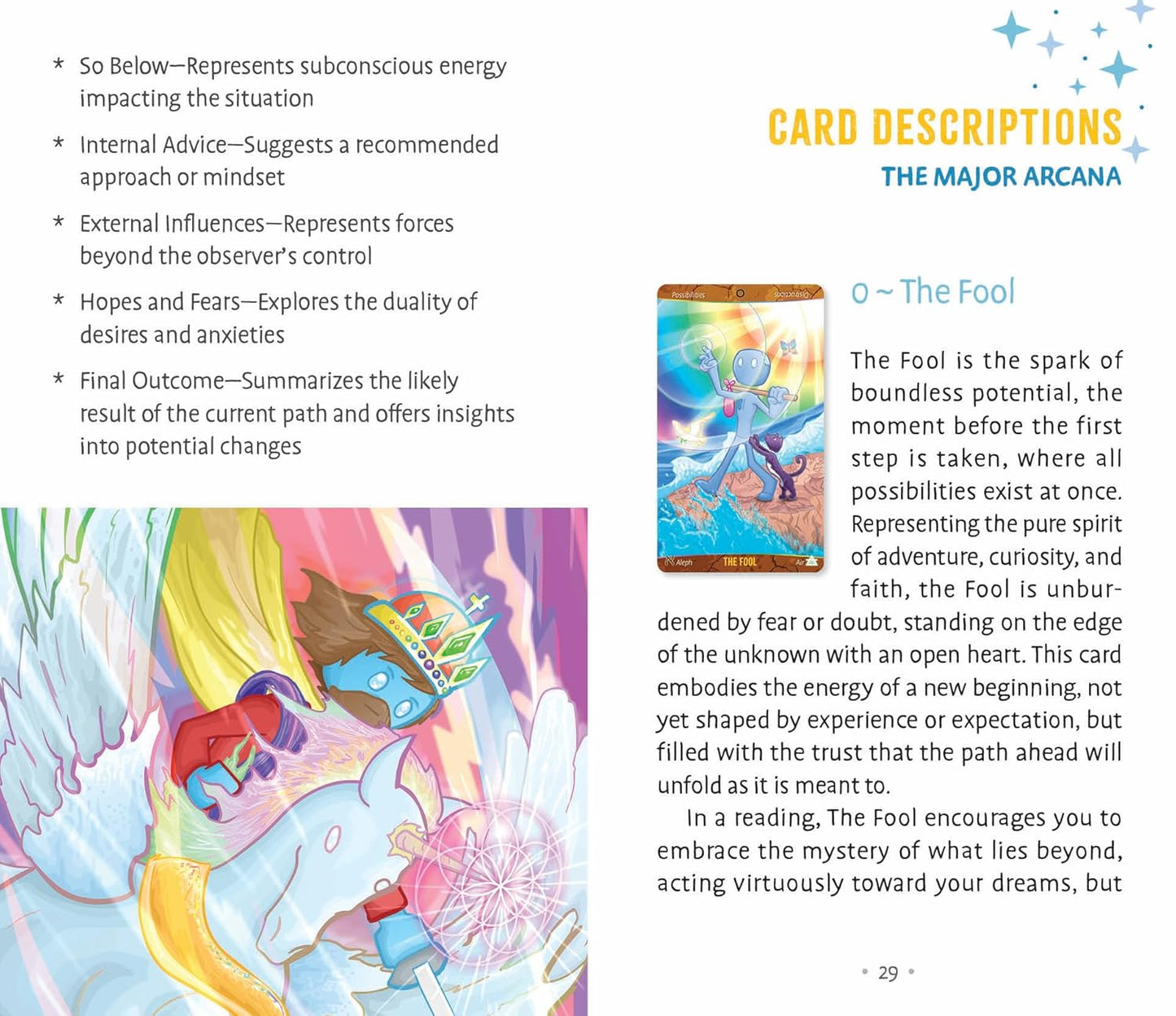 Patch Tarot Spirit Science deck with colourful esoteric tarot symbolism UK