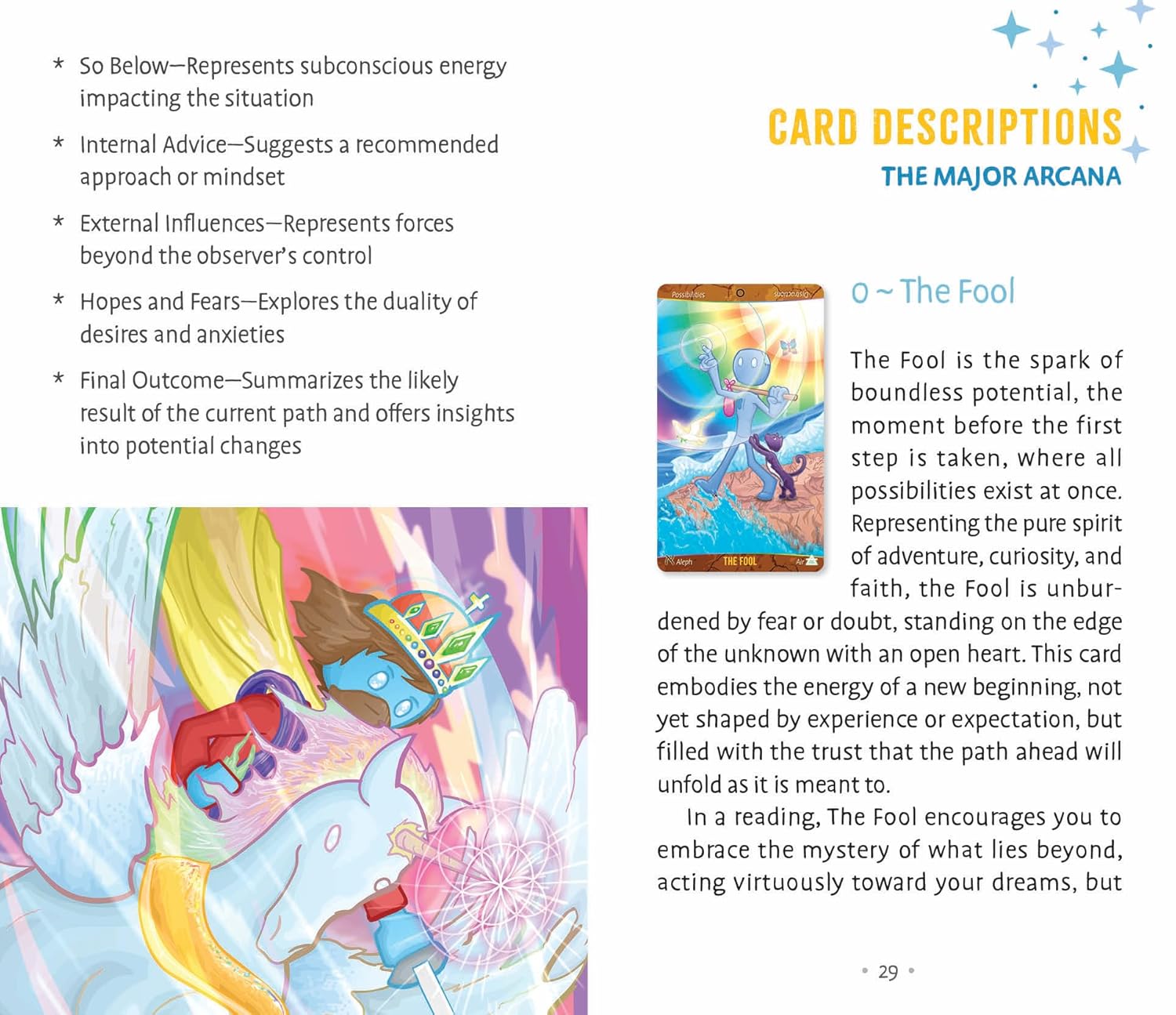 Patch Tarot Spirit Science deck with colourful esoteric tarot symbolism UK