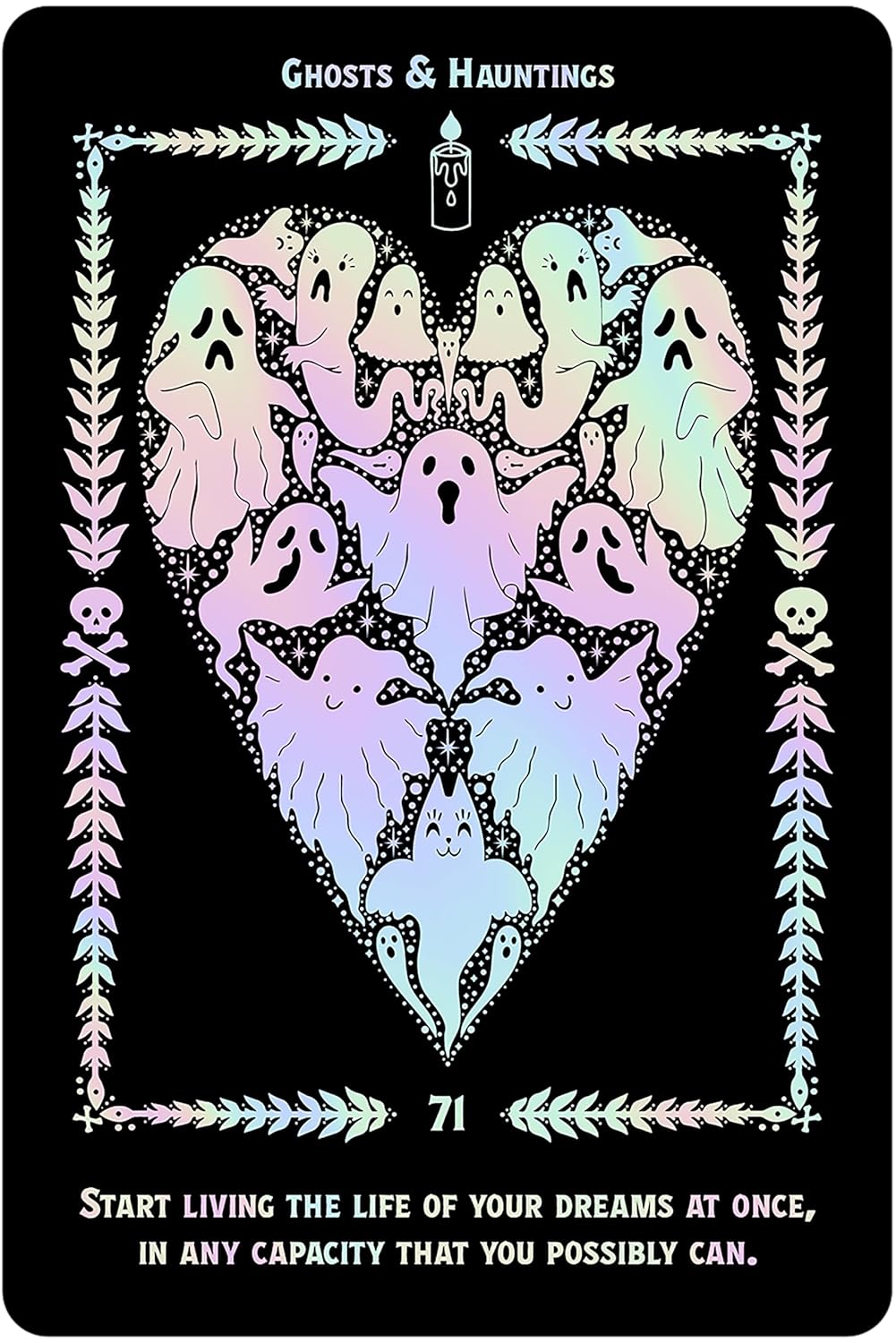 Morbid Mirror Oracle deck by Soni Graves with gothic artwork and shadow work symbolism