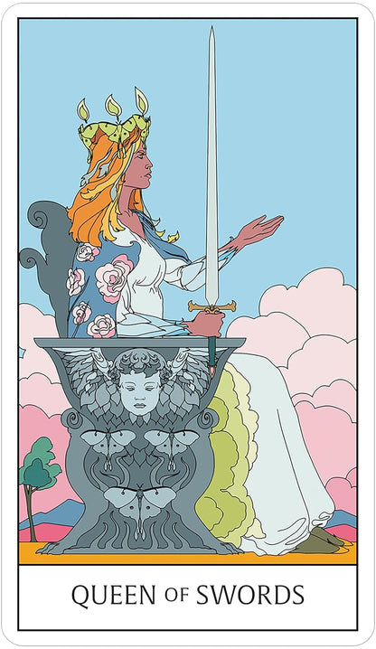 Florana Tarot deck by James Ferry featuring botanical artwork and floral tarot symbolism