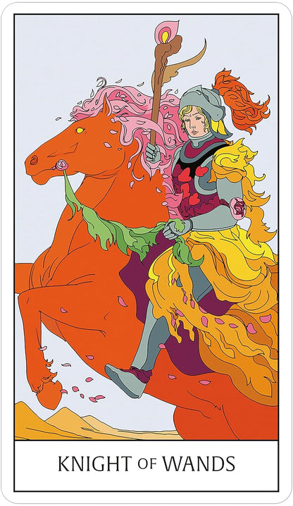 Florana Tarot deck by James Ferry featuring botanical artwork and floral tarot symbolism