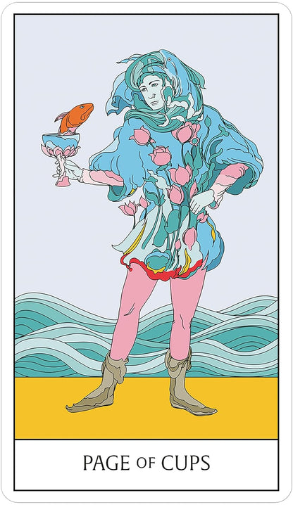 Florana Tarot deck by James Ferry featuring botanical artwork and floral tarot symbolism