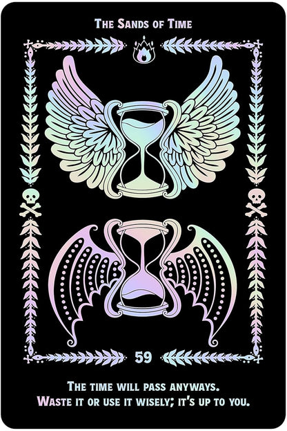 Morbid Mirror Oracle deck by Soni Graves with gothic artwork and shadow work symbolism