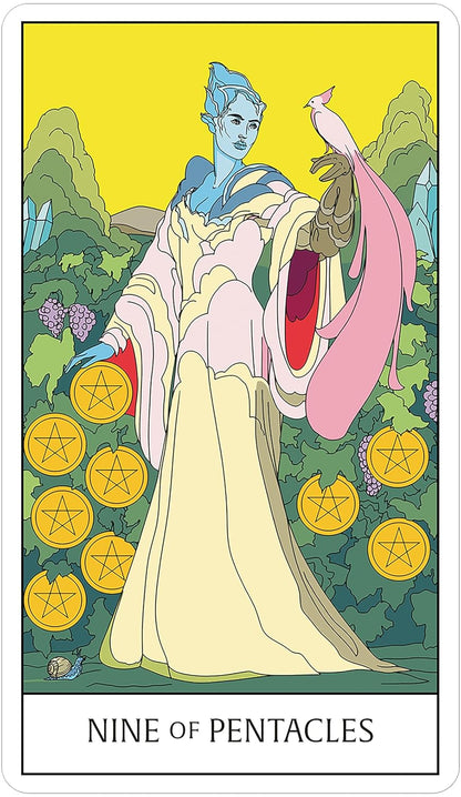 Florana Tarot deck by James Ferry featuring botanical artwork and floral tarot symbolism