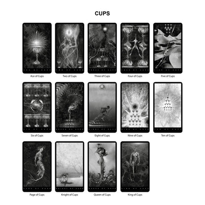 The Black Tarot Modern Tarot Cards Deck - Oneness emporium