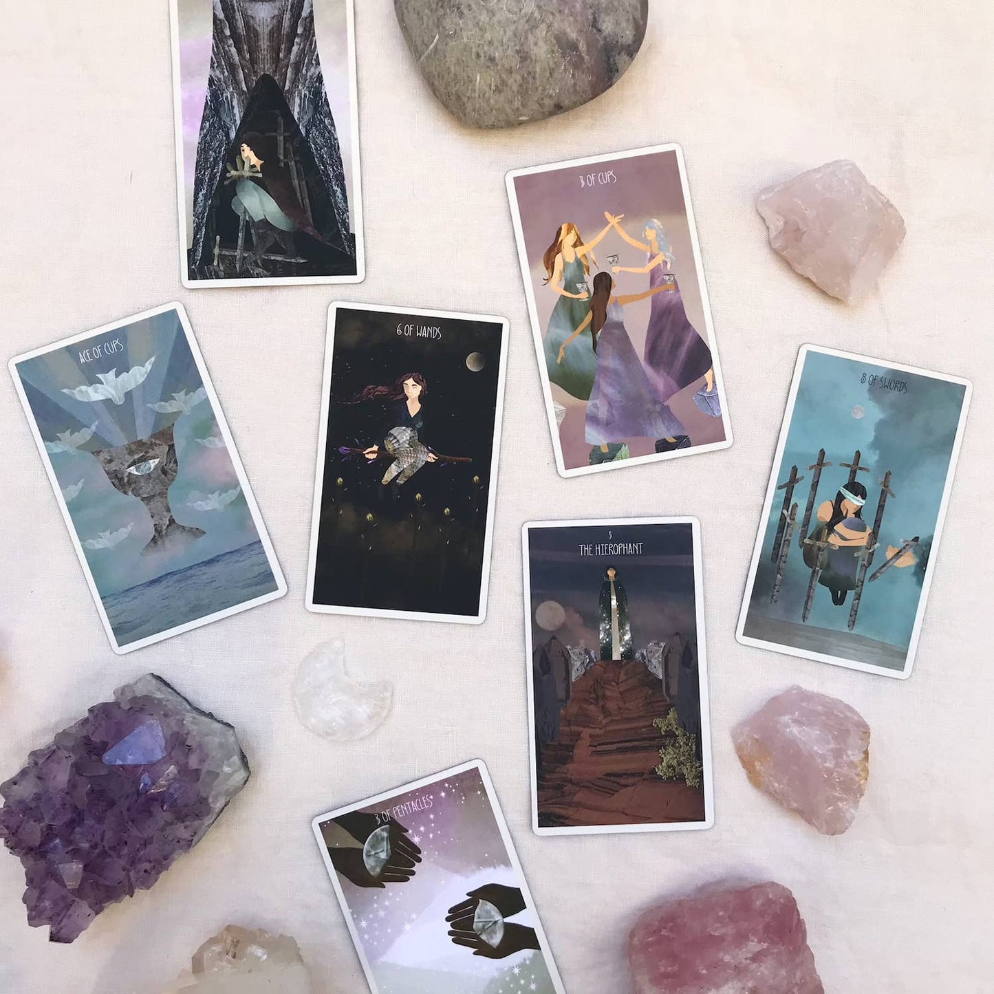 Star Seeker Tarot deck with whimsical artwork and intuitive tarot symbolism