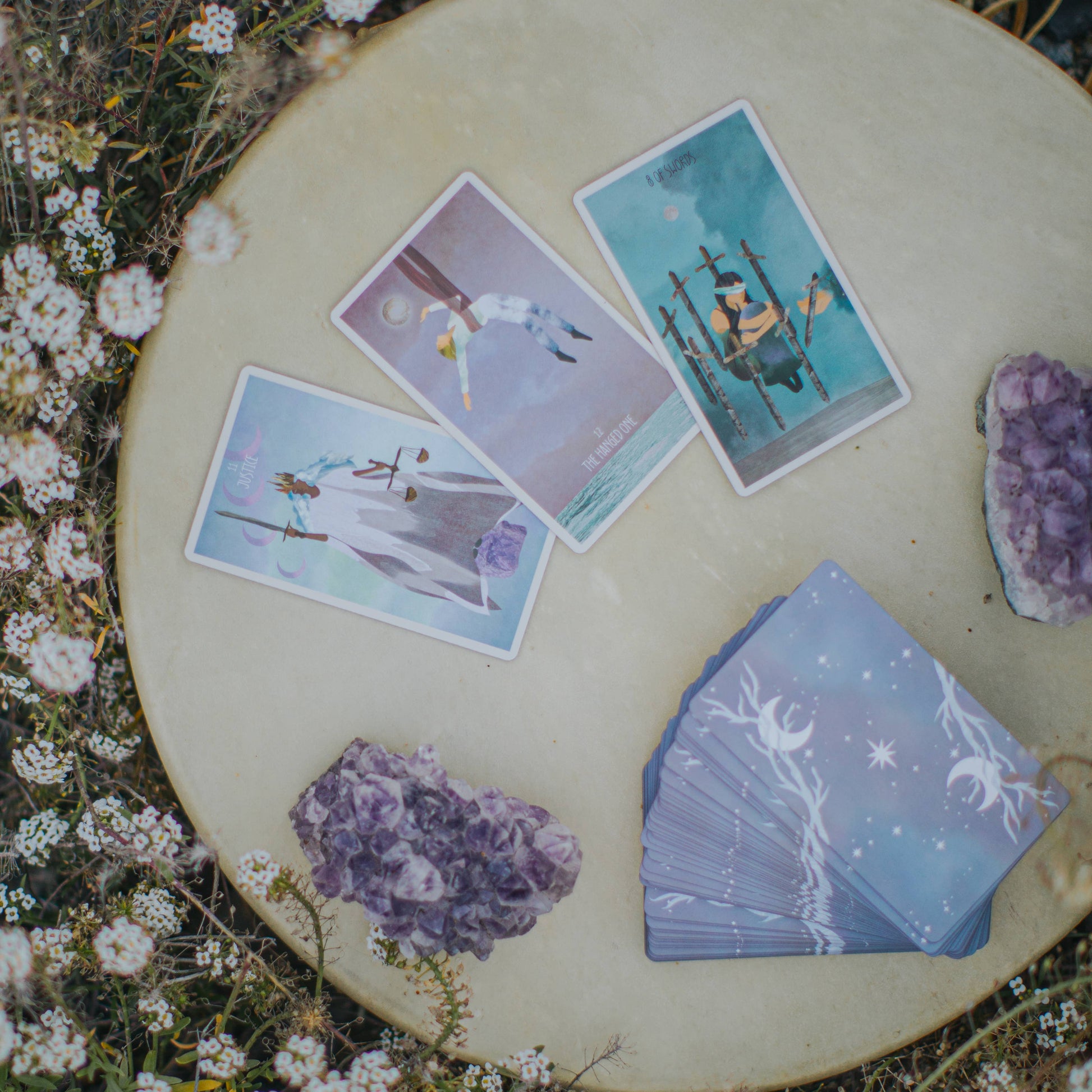 Star Seeker Tarot deck with whimsical artwork and intuitive tarot symbolism