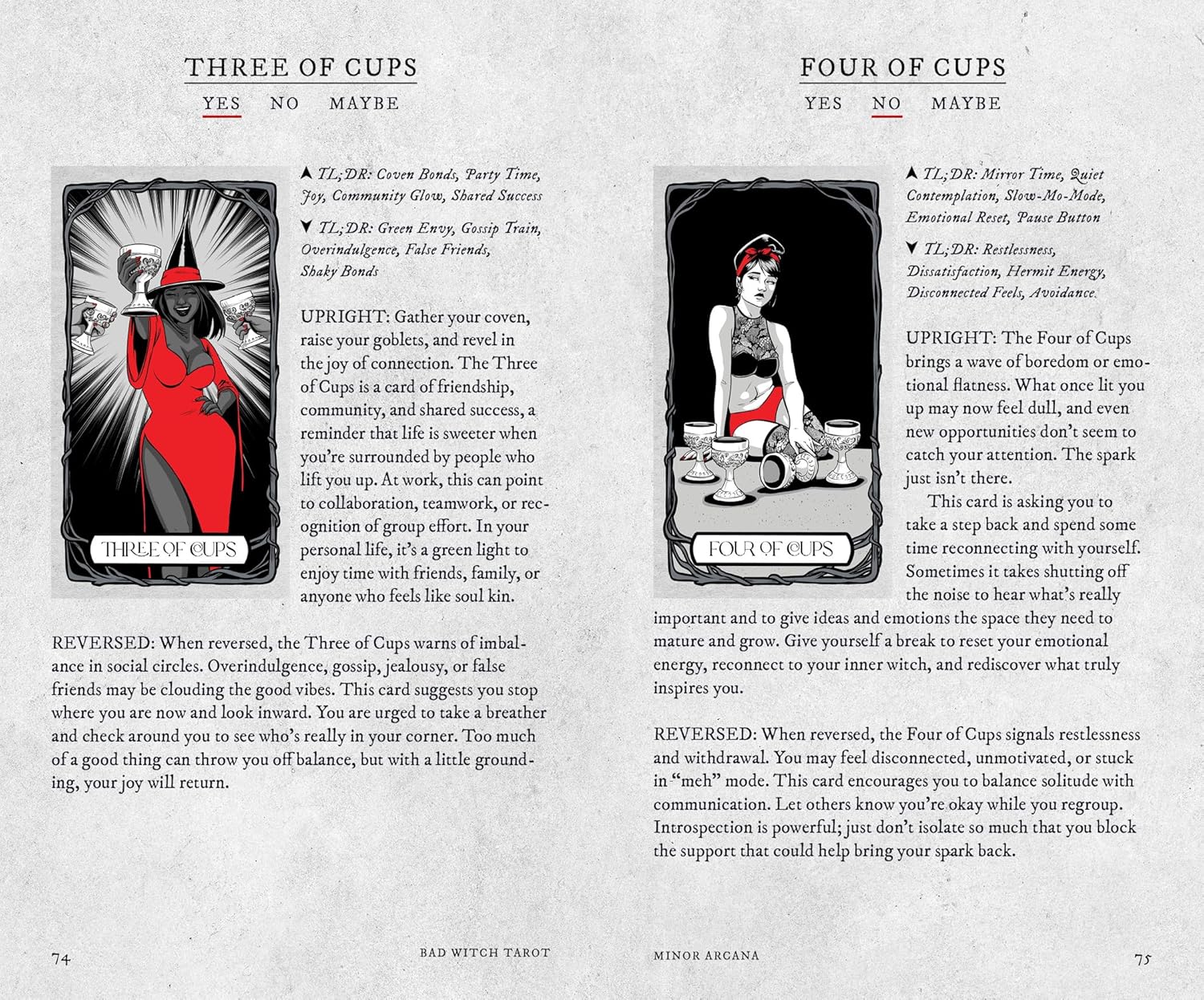 Bad Witch Tarot by Michelle Lodge featuring inclusive modern artwork, diverse tarot archetypes, and a contemporary witchcraft-inspired aesthetic.